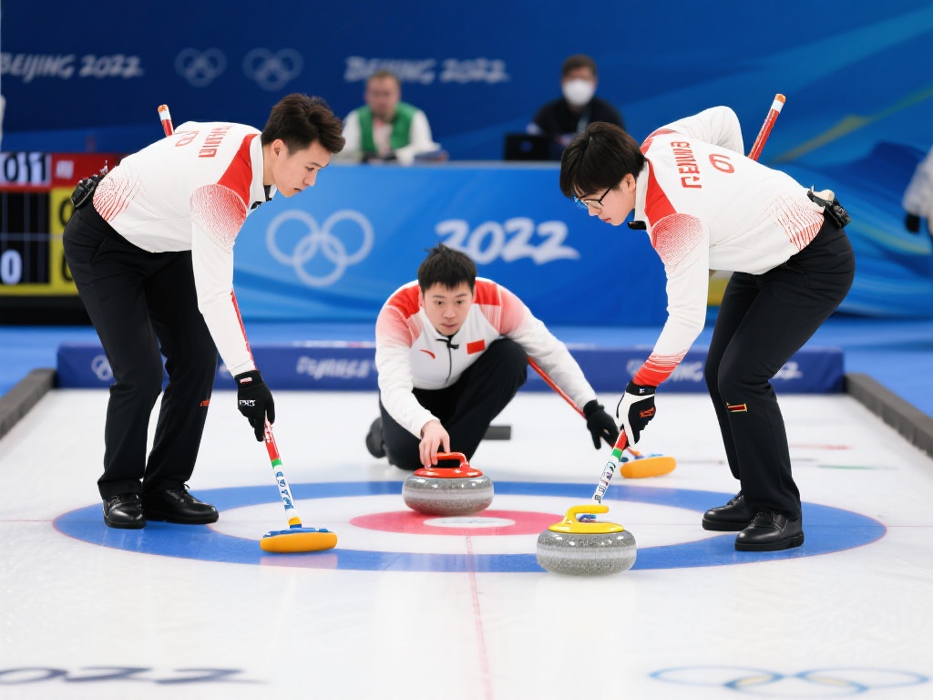 世界男子冰壶锦标赛循环赛焦点战：意大利对阵中国