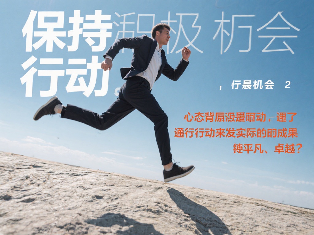 点石成金:心态才是真正的成功密码 保持积极行动
任何机会,只有通过行动才